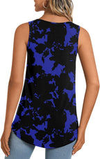 Women'S Tank Tops 2026 Summer Tunics Casual Sleeveless Shirts Ladies Loose Fit Blouses S-4XL