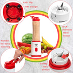 Single Serve Blender, White & Red, 20 Oz