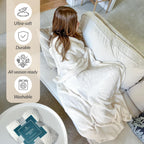 Indulge in Self-Care: 11-Piece Spa Gift Basket for Women - Perfect Get Well Gifts for Mom, Girlfriend, Wife, or Daughter with Bath Salts, Oatmeal Soap, Cozy Blanket, and Inspirational Touches