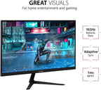 VX2718-P-MHD 27 Inch 1080P Gaming Monitor, 180Hz and 1Ms for Smooth Gameplay, Freesync and Eye Care Technology for Comfortable Viewing, HDMI, and Displayport Inputs