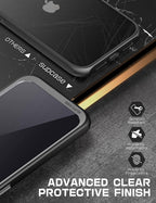 Unicorn Beetle Style Series Case for Iphone 13 (2021 Release) 6.1 Inch, Premium Hybrid Protective Clear Case (Black)