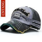 Summer Fashion Vintage Baseball Cap Casual Washed Cotton Snapback Embroidery Caps for Men Women Fashion Hat Unisex Gorras