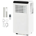 Garvee 14K/10K/8K BTU Fast & Quiet Cooling Portable Air Conditioner, 4‑In‑1 AC Unit with Dehumidifier & Fan, LED/LCD Display, Remote Control, 24H Timer, 4‑Way Swing, 360° Wheels & Window Kit for Bedroom Office Home